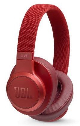 JBL Live 500BT Wireless over the Ear Headphones Red