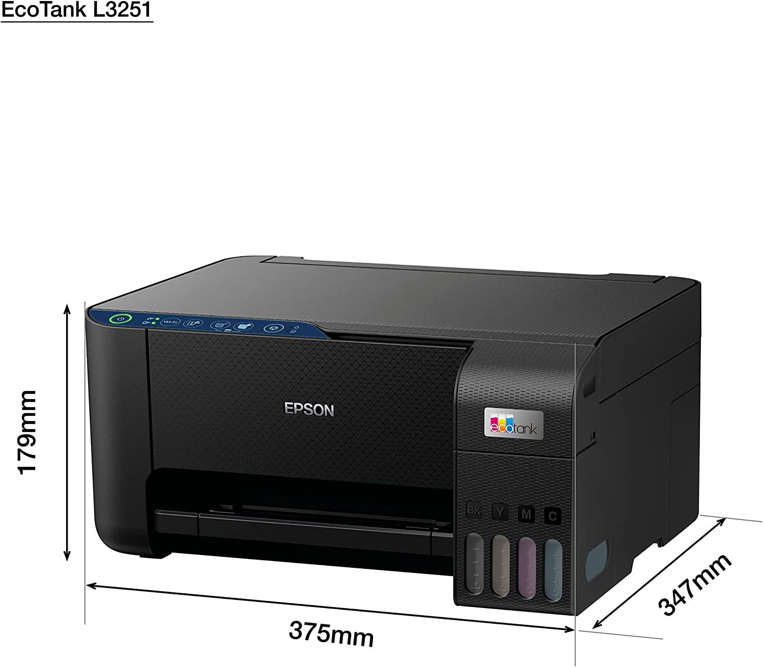 Epson Ecotank L3251 Home Ink Tank Printer A4 Colour And More Newtech Store Saudi Arabia 1818