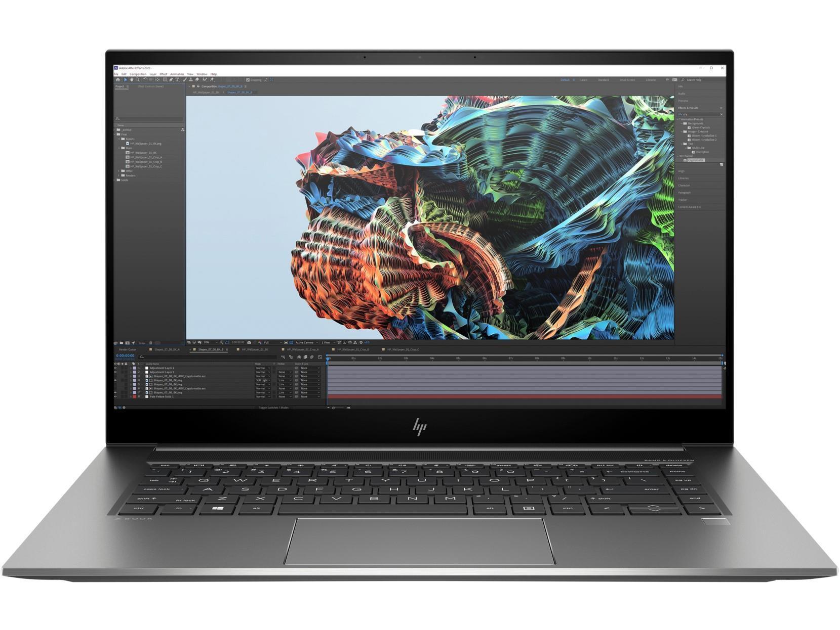 HP ZBook Studio 15 G8 Intel Core i7-11850H 8Cores , 32GB RAM ,1TB SSD , NVIDIA RTX A2000 4GB , Display Mobile Workstation