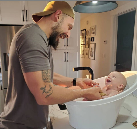 SHNUGGLE Tina de baño para bebé de 0-12 meses – Simon Dice
