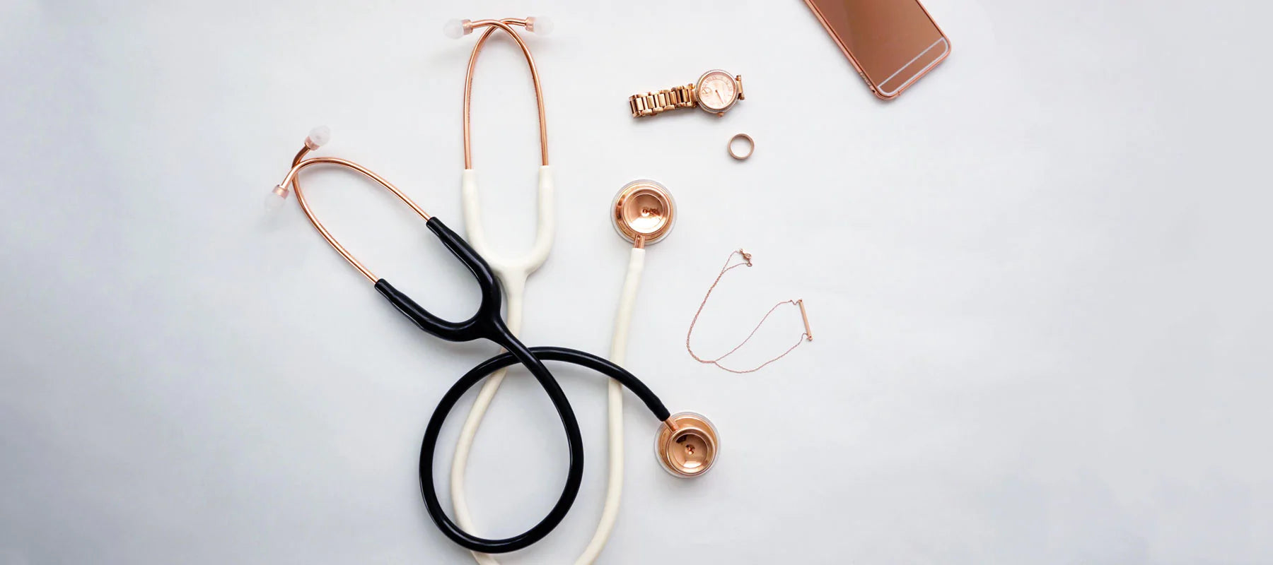 MDF ProCardial Cardiology Stethoscope - Snow Leopard/Rose Gold
