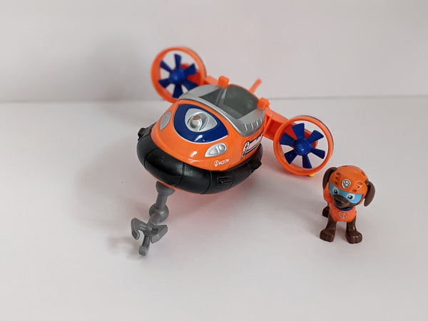 Véhicule jouet Bateau de Captain Turbot Rescue Racers de La Pat' Patrouille  