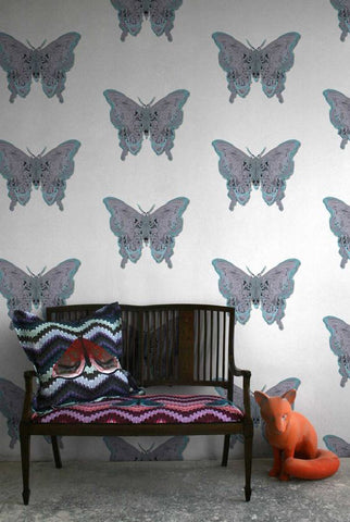 Butterfly Wallpaper by Timorous Beasties
