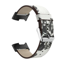 Load image into Gallery viewer, Leather Printing Bracelet Watchband For Fitbit Charge 3 - Multiple Colors
