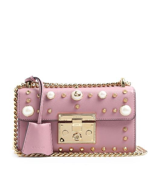 gucci pink pearl bag