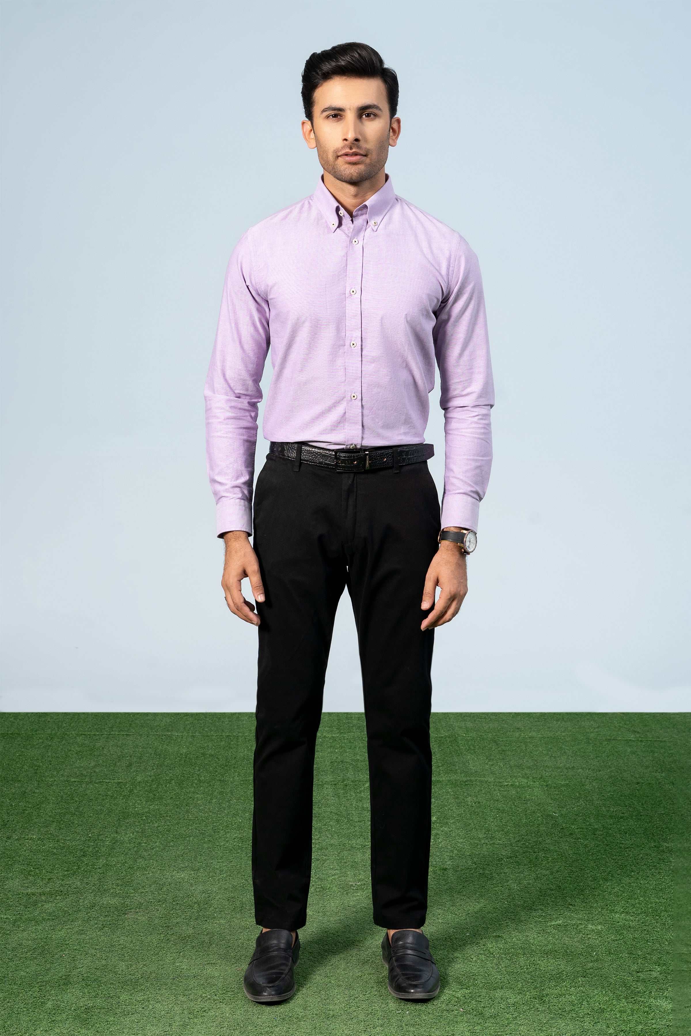 Buy Park Avenue Light Violet Regular Fit Shirt for Men Online @ Tata CLiQ