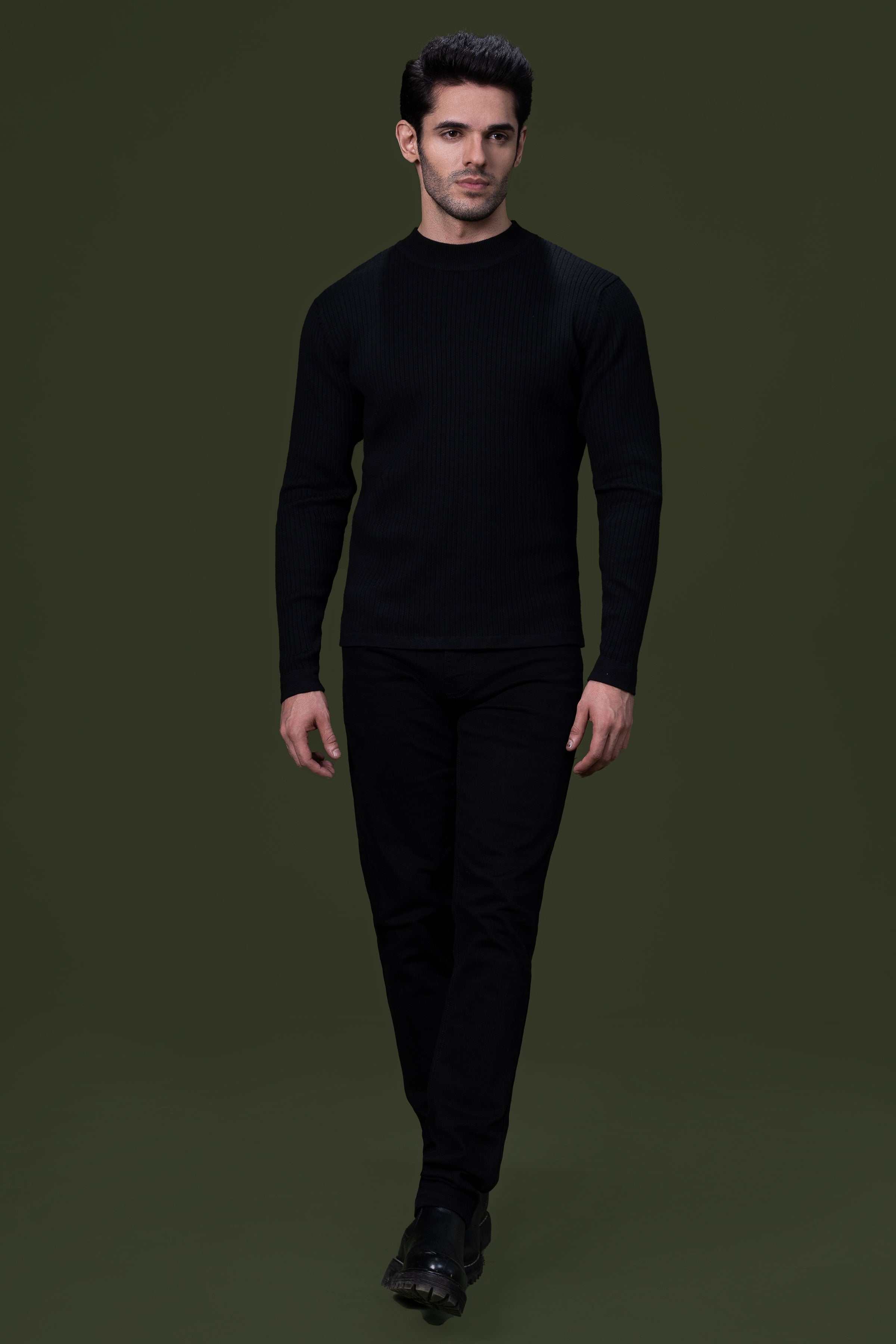 FULL SLEEVE SWEATER BLACK