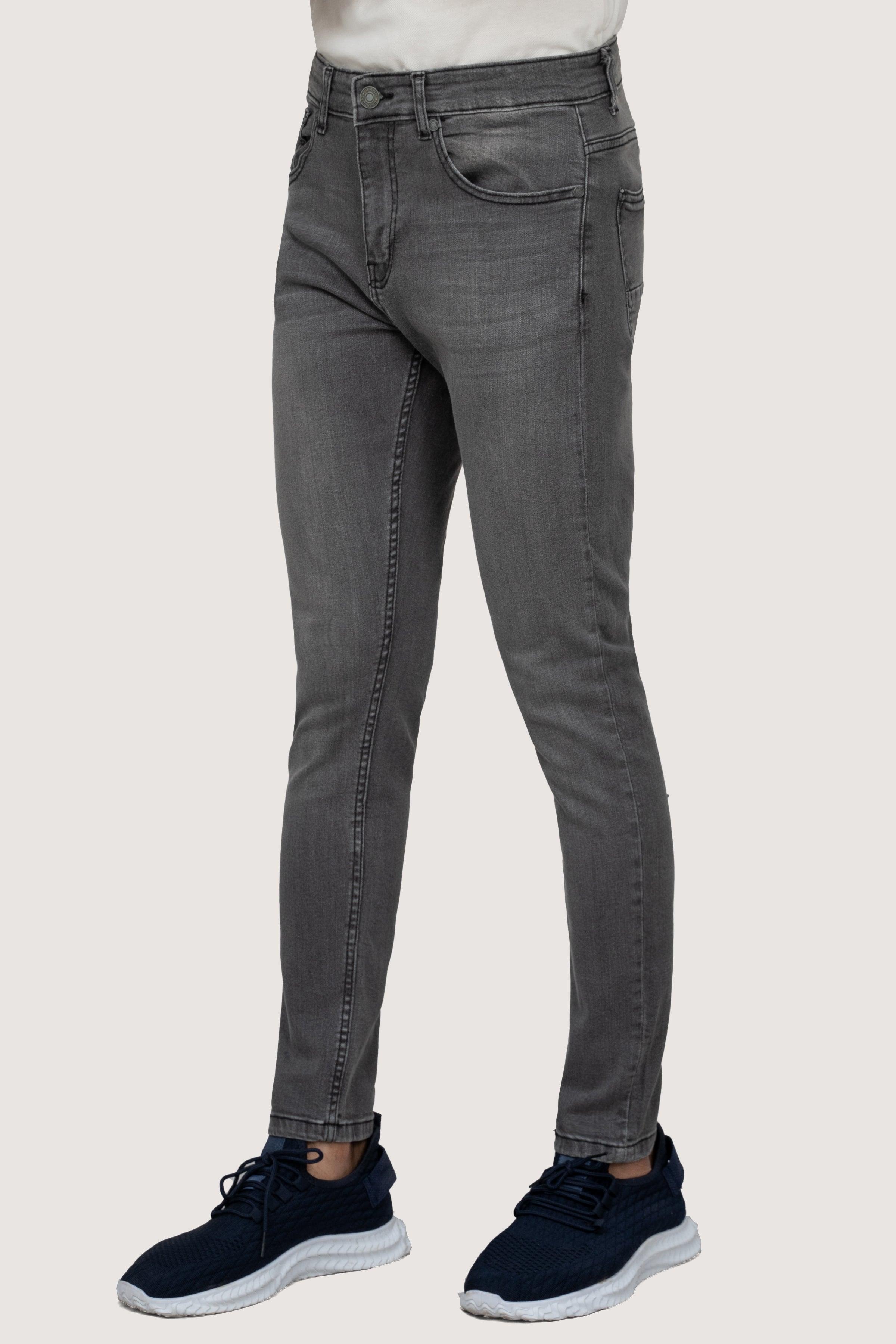 Kozzak washed super skinny fit grey jeans - G3-MJE4626