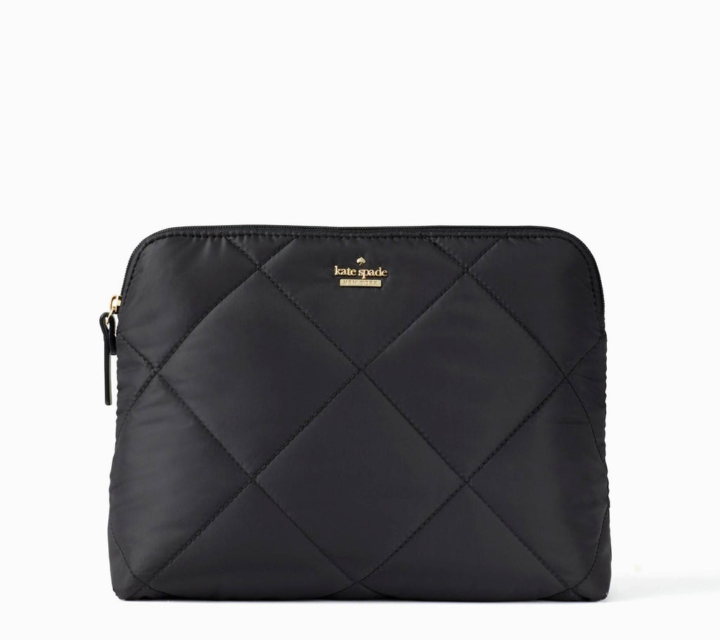 Kate Spade Watson Lane Quilted Briley Nylon Clutch Cosmetic Case