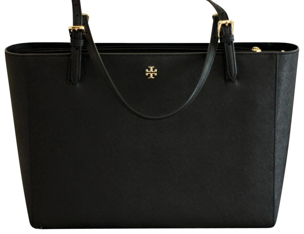 Tory Burch Emerson Large Buckle Leather Tote