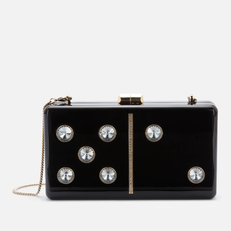 kate spade roll domino clutch