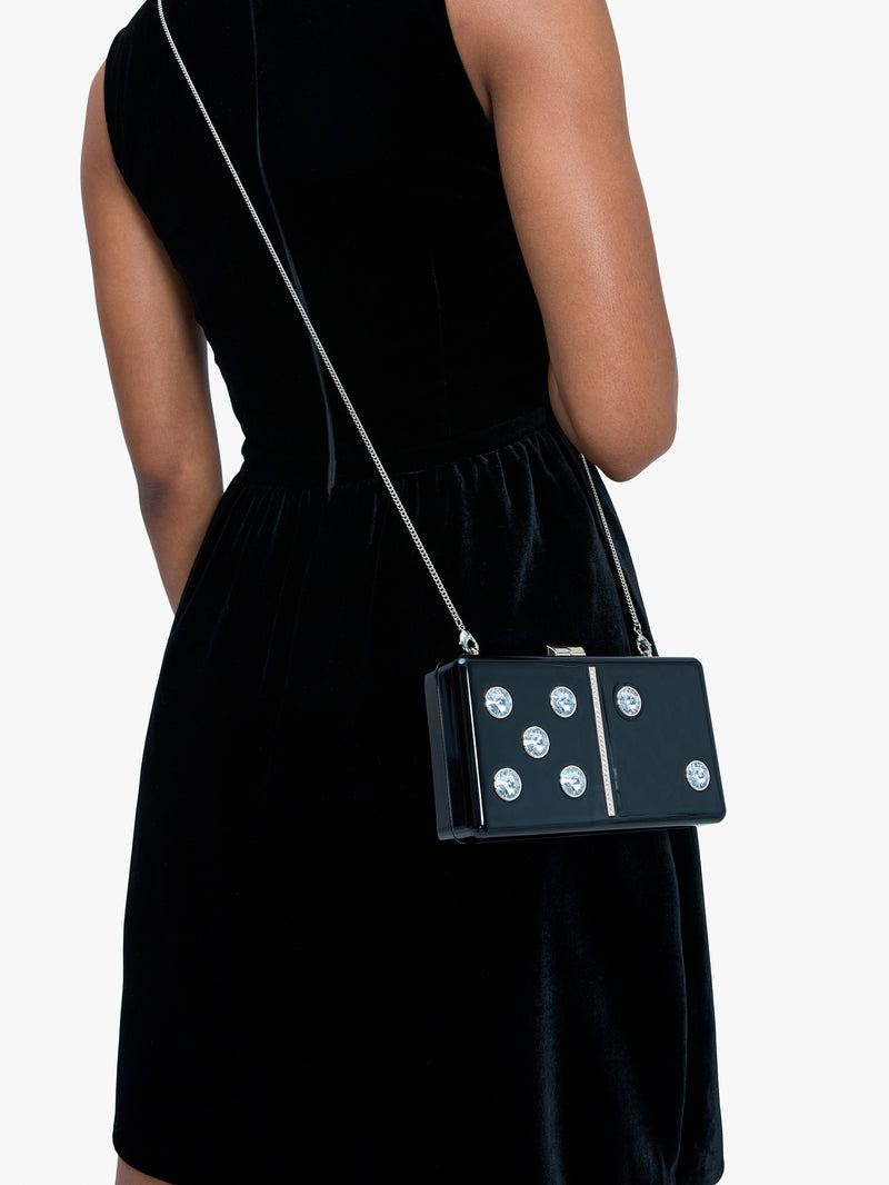 kate spade roll domino clutch