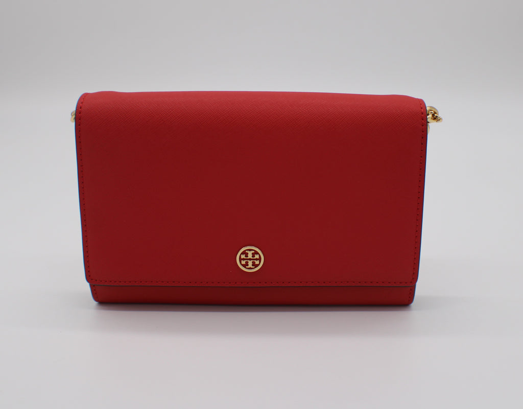 Tory Burch Robinson Chain Wallet Crossbody