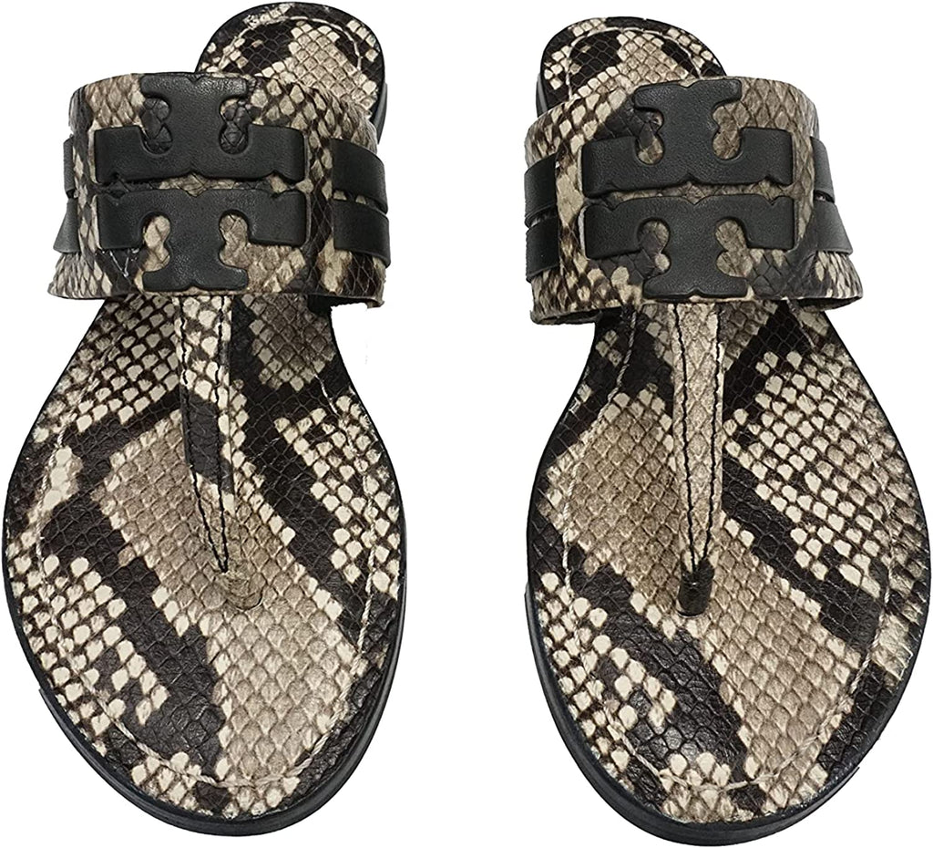 Tory Burch Leigh 05mm Snake Printed Flip Flops