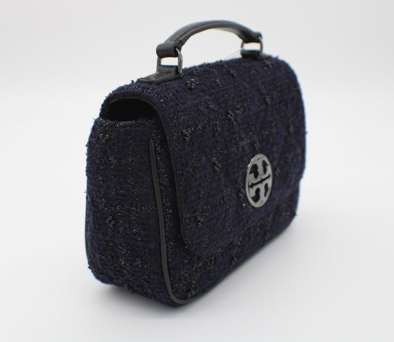 Tory Burch Willa Tweed Mini Top Handle Bag
