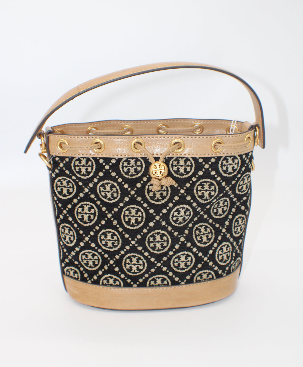 Tory Burch T Monogram Chenille Bucket Bag