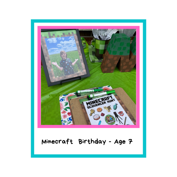 Minecraft Birthday Party