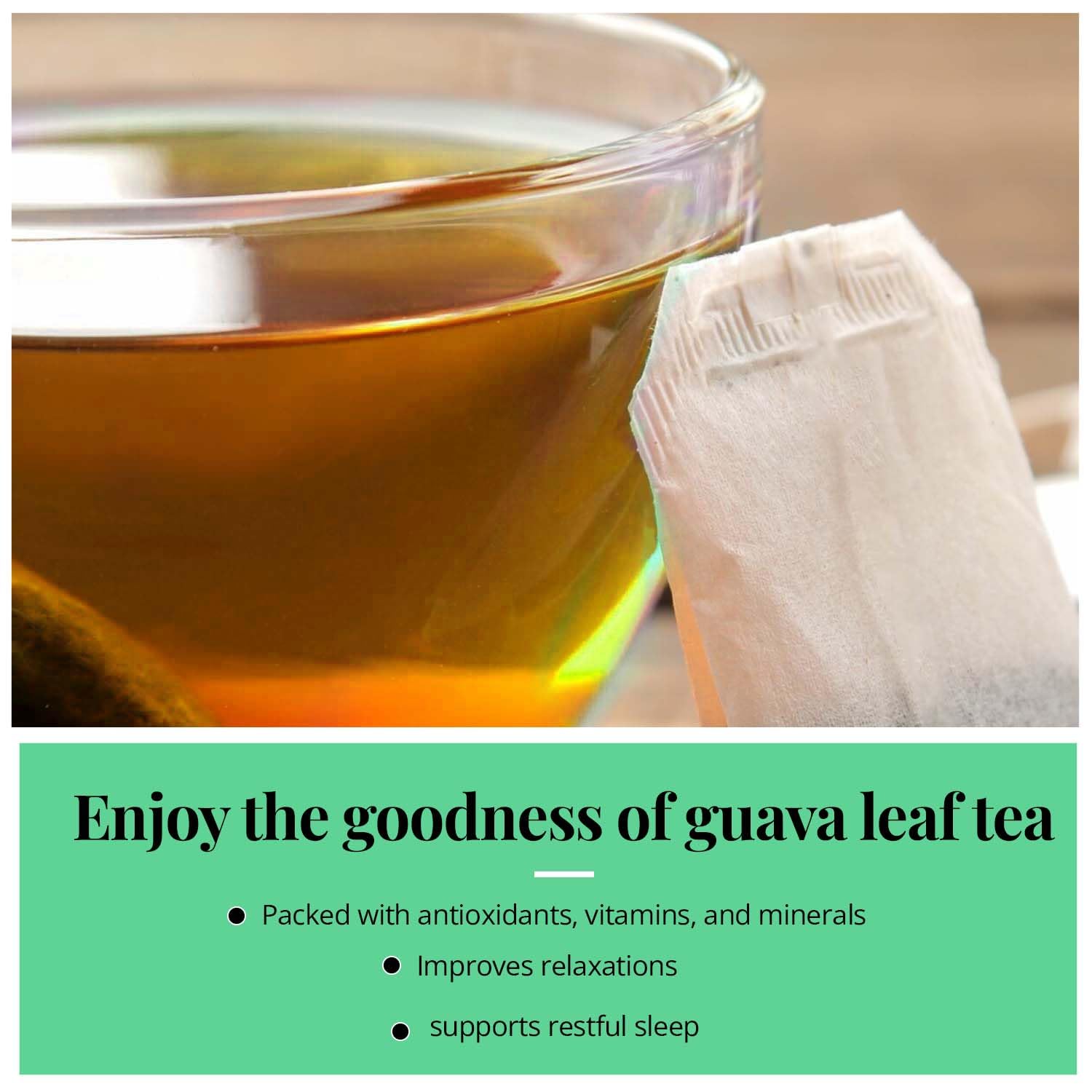 "Elevate Your Sip with Organic Guava Leaf Tea: Crafting a Nutrient-Packed Elixir of Wellness"