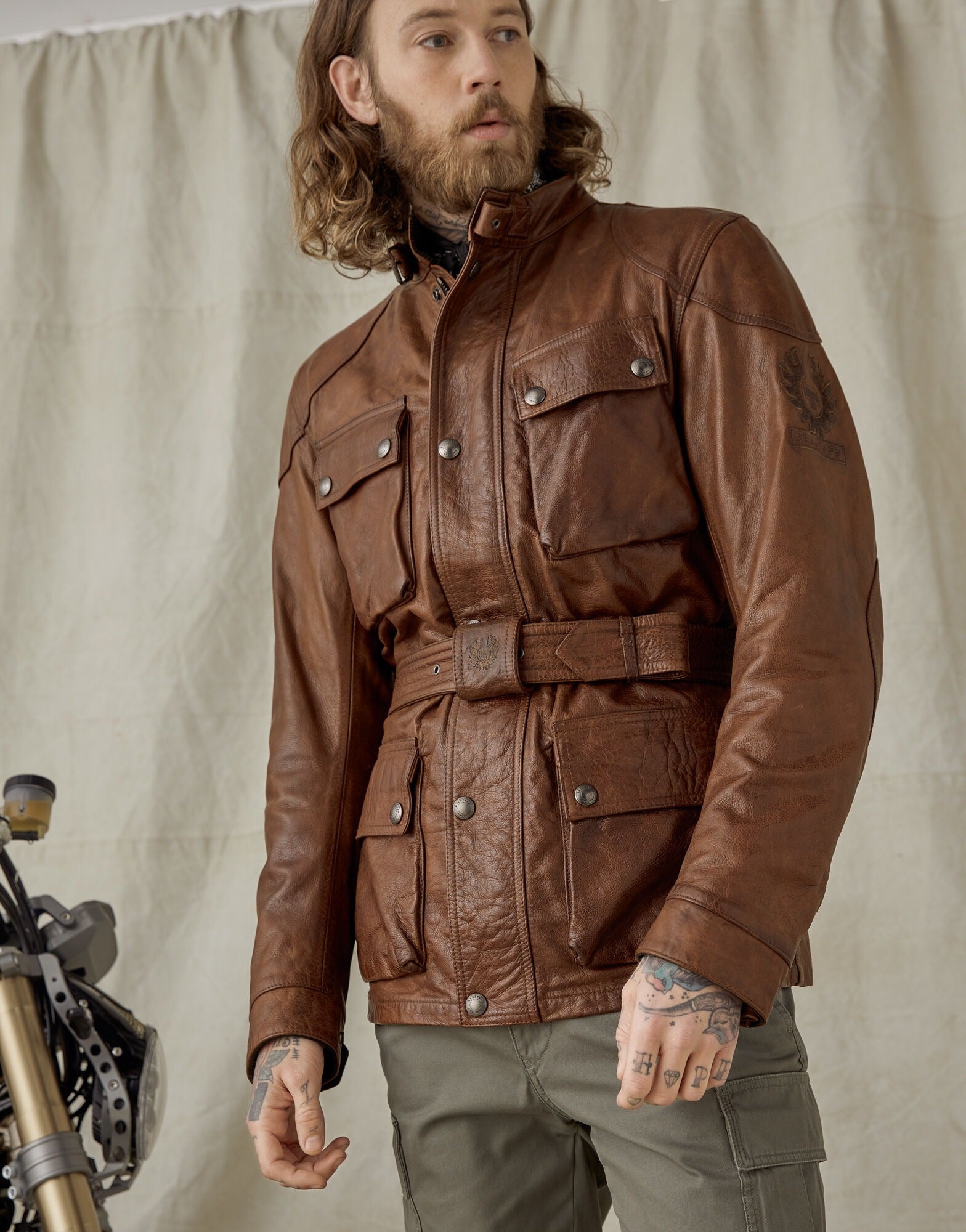 TRIALMASTER PRO LEATHER BIKER JACKET – The Iconic Leather