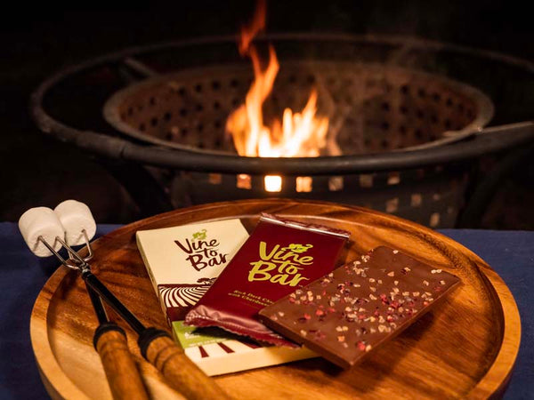 How to make s'mores with Vine to Bar dark chocolate