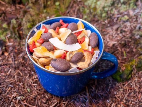 Tangy Tropical Dark Chocolate Trail Mix