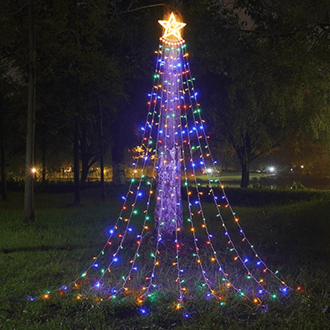 Christmas decoration star string lights