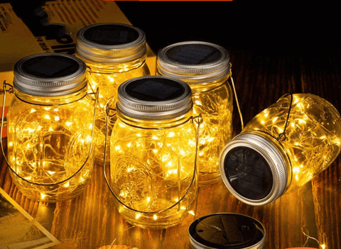 mason jar solar lights