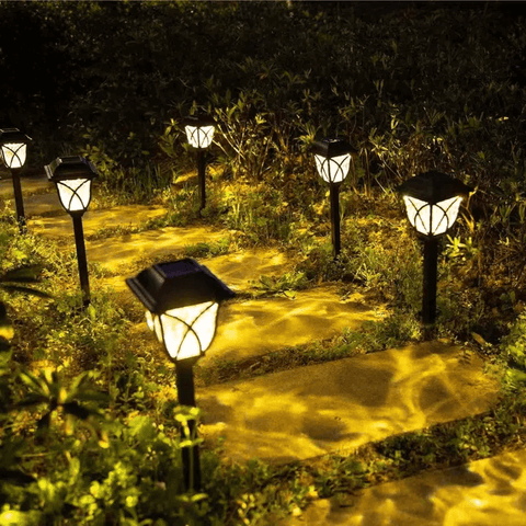 solar post lights