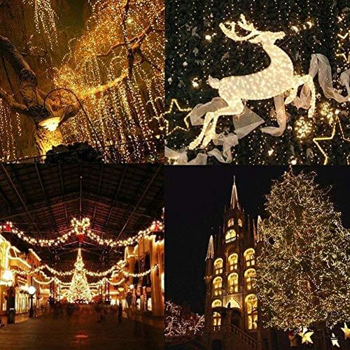 Christmas Lights, UL Certified 100ft 300 LED Mini Christmas Tree String Lights