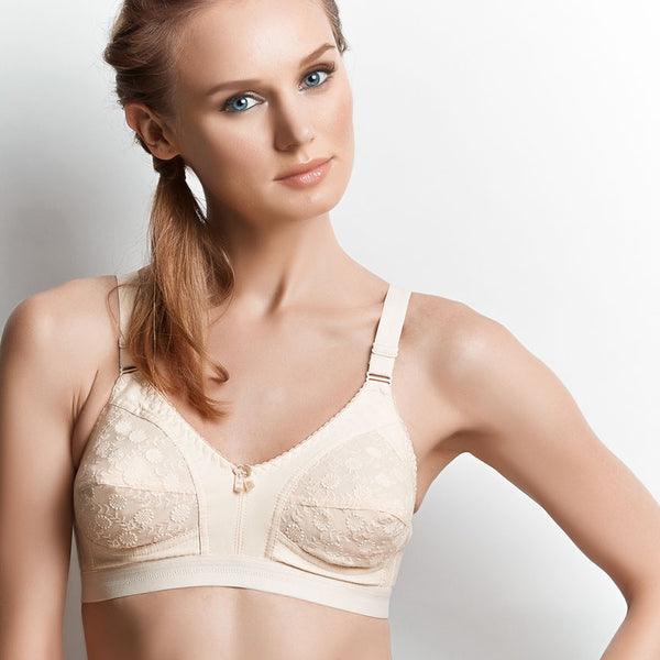 Libertina Belaire Full Cup Bra 81C White - Roopsons