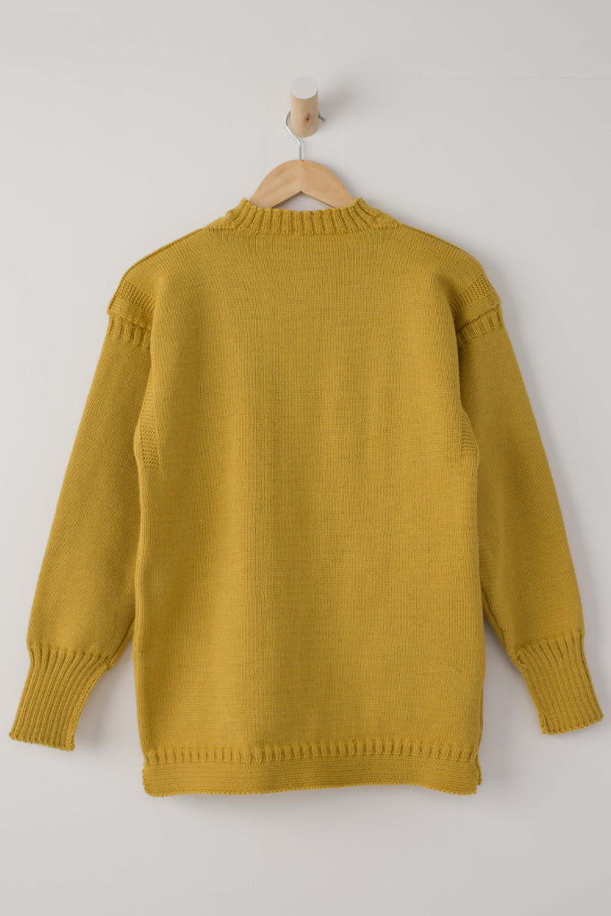 Women's Mustard Traditional Guernsey Jumper - Le Tricoteur Guernsey