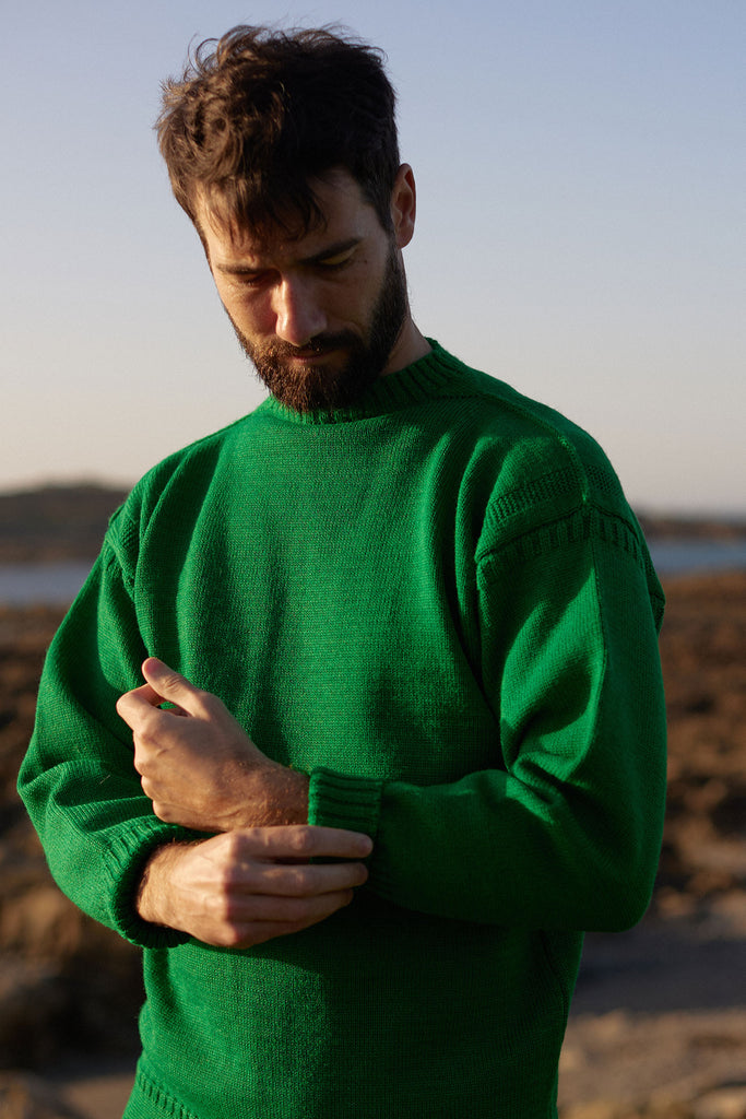 kelly green sweater mens