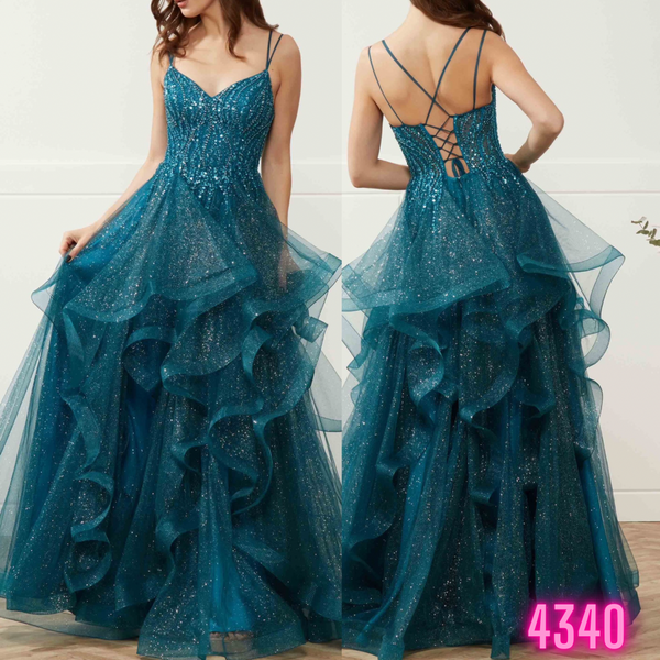 AF4340 teal prom dress