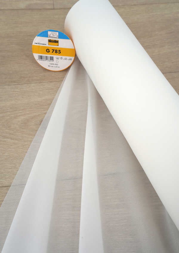 Vlieseline - Support Droit Fil Extensible T15 Coloris Blanc (15 mm x 5 m)