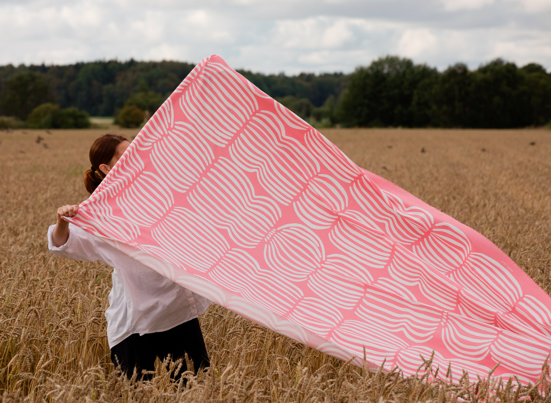 Vilja Fabric, Pink Width 150 cm – PENTIK