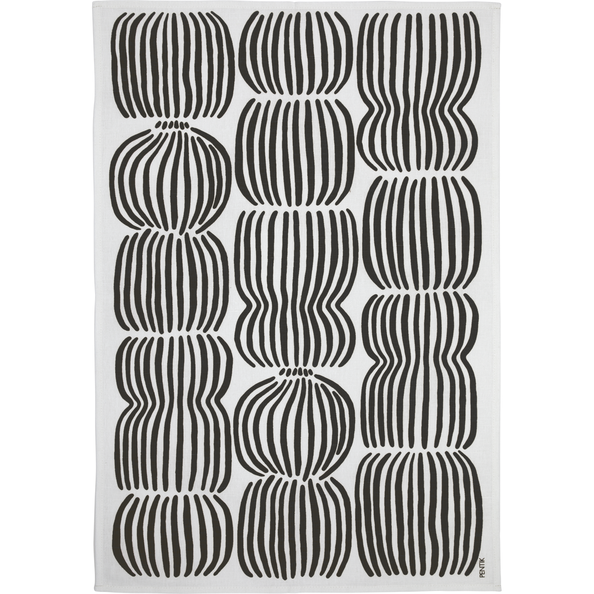 Vilja Kitchen Towel, Black 47x70 cm – PENTIK