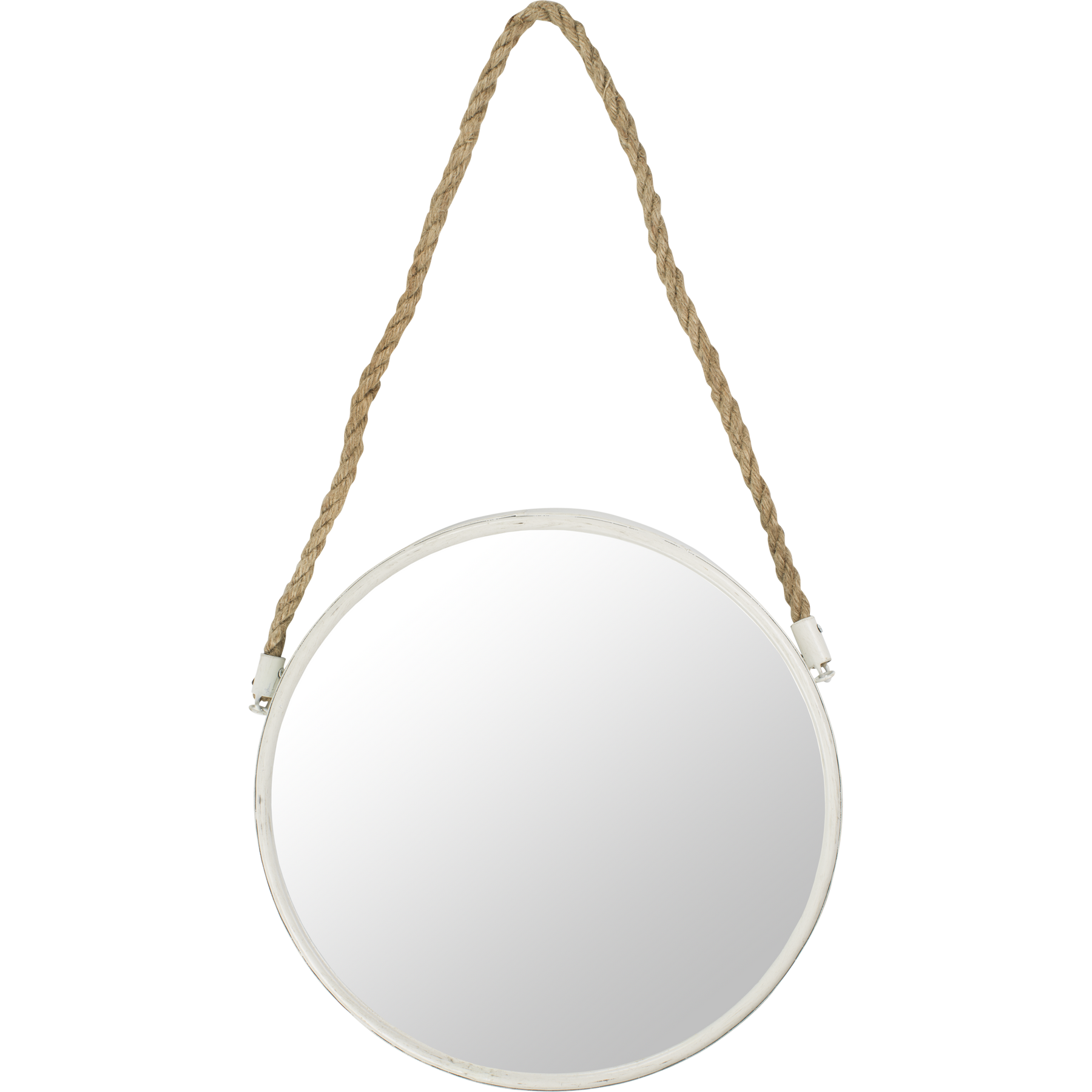 Nautica Mirror, White 36 cm – PENTIK