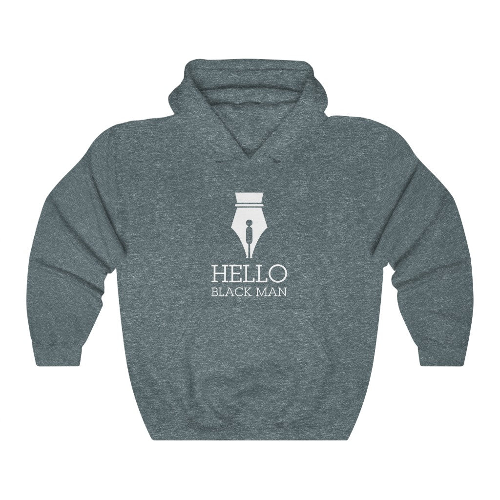 Hello Black man Unisex Heavy Blend™ Hooded Sweatshirt