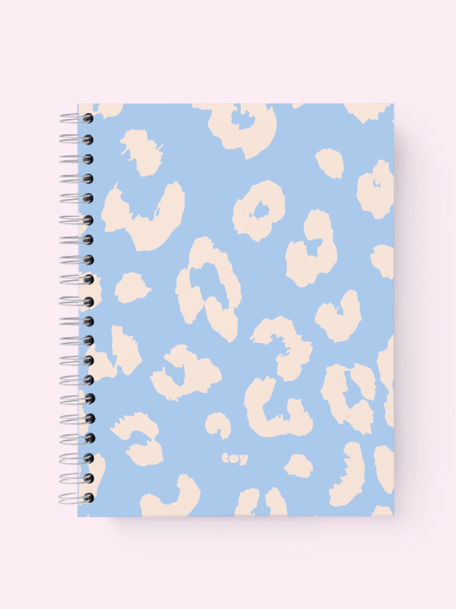 NOTEBOOK ANIMAL PRINT AZUL RAYADO
