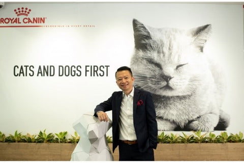 royal canin kibble with cat image