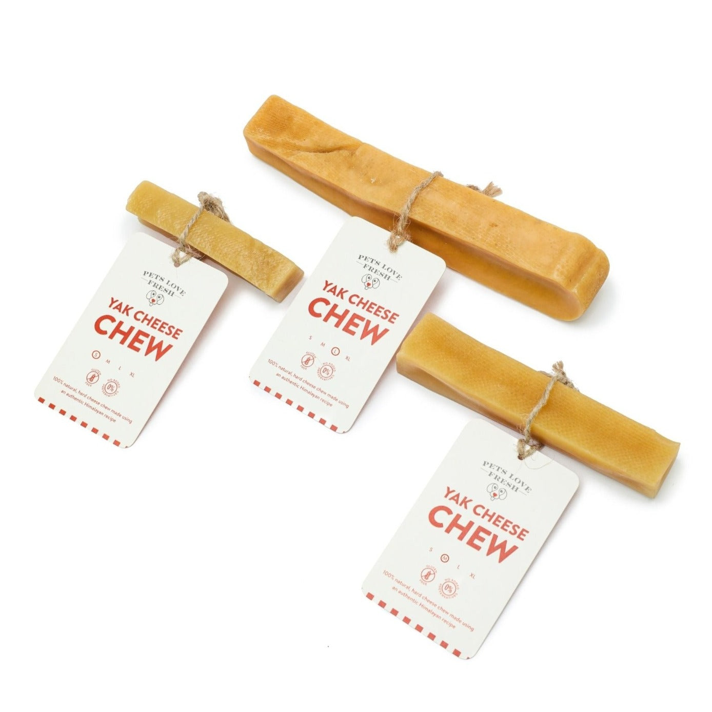 Yak Cheese Chews - Pets Love Fresh product image