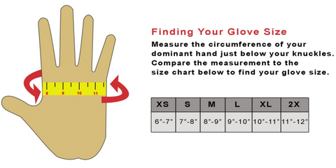 1Protect Glove Size Chart