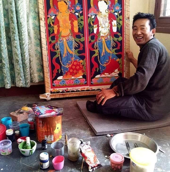Tashi Gurung, thangka and mandala artist from Nepal