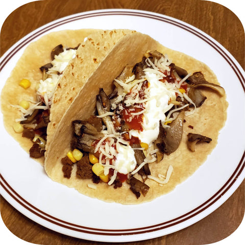 Mushroom & Turkey Tacos