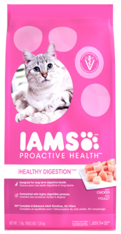 iams healthy digestion cat food