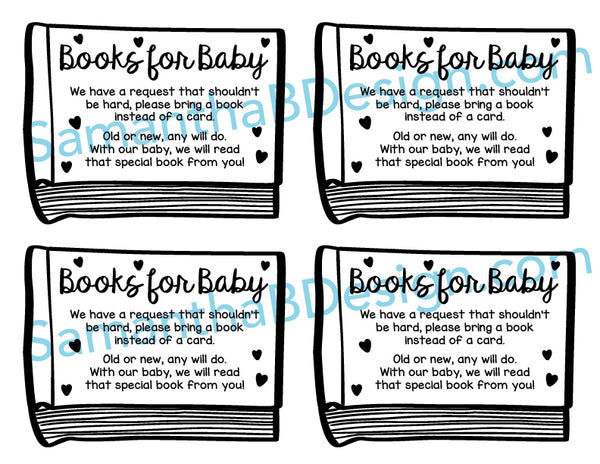 Bring a Book Insert Card Preview