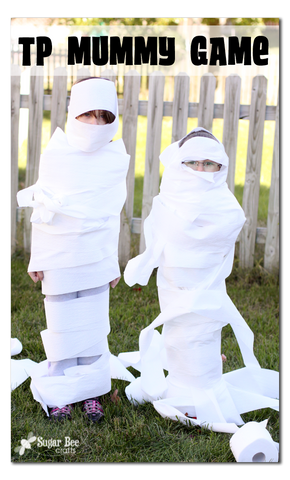 Mummy Wrap Relay Game