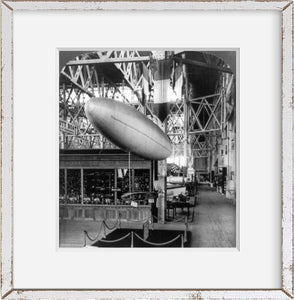 Photo: Airship, De La Muerthe, Transportation Building, St. Louis Purchase Expo, 190