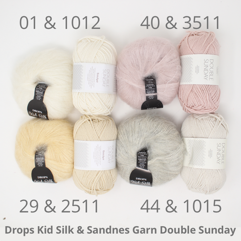 Mohair Yarn, Kid Mohair, DROPS Kid-silk, Lace Yarn, Mohair Silk