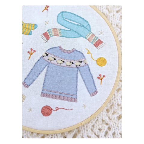 Knitted Bliss Embroidery Kits: Knits CLEARANCE